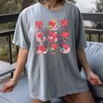 Hearts Reading Book Lovers All Booked For Valentine Women's Comfort Colors T-Shirt Gray