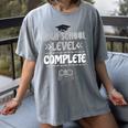 High School Graduation Shirt Video Gamer Graduation Women's Comfort Colors T-Shirt Gray