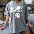 Highly Defensive Armadillo Shield Introvert Boundaries Women's Comfort Colors T-Shirt Gray Highly Defensive Armadillo Shield Introvert Boundaries Women's Comfort Colors T-Shirt Gray