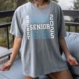 Hockey Senior Night Hockey Senior 2025 Graduation 50 Women's Comfort Colors T-Shirt Gray
