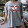 Hockey Senior Papi Graduation Class Of 2026 Kids Women's Comfort Colors T-Shirt Gray