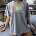 Hooray It's Library Day Teacher Reader Books Back To School Women's Comfort Colors T-Shirt Gray Hooray It's Library Day Teacher Reader Books Back To School Women's Comfort Colors T-Shirt Gray