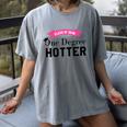 Hotter By One Degree Class Of 2018 Graduation T-Shirt Women's Comfort Colors T-Shirt Gray