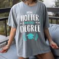 Now Hotter By One Degree Shirt Class Of 2024 Graduation Women's Comfort Colors T-Shirt Gray
