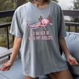 Id Rather Be With My Axolotl Salamander Introvert Women's Comfort Colors T-Shirt Gray Id Rather Be With My Axolotl Salamander Introvert Women's Comfort Colors T-Shirt Gray
