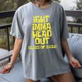 Ight Imma Head Out Class Of 2020 Graduation Meme Women's Comfort Colors T-Shirt Gray