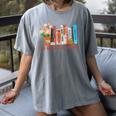 I'm With The Banned Books – Book Lover Librarian Reading Women's Comfort Colors T-Shirt Gray
