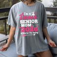 I'm A Dance Senior Mom 2026 Of Course I'm Crying Graduation Women's Comfort Colors T-Shirt Gray