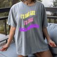I'm Just Social Distancing Introvert Funny Women's Comfort Colors T-Shirt Gray I'm Just Social Distancing Introvert Funny Women's Comfort Colors T-Shirt Gray