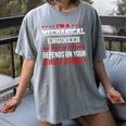 I'm A Mechanical Engineer Graduation Mechanical Engineers Women's Comfort Colors T-Shirt Gray