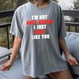 I'm Not Antisocial I Just Don't Like You Introvert Women's Comfort Colors T-Shirt Gray I'm Not Antisocial I Just Don't Like You Introvert Women's Comfort Colors T-Shirt Gray