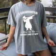Now I'm Like Smart And Stuff Funny Graduation Tshirt Women's Comfort Colors T-Shirt Gray