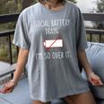 I'm So Over It Saying For Introvert And Shy People Women's Comfort Colors T-Shirt Gray