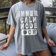 Inner Calm Mode On Introvert Saying Women's Comfort Colors T-Shirt Gray Inner Calm Mode On Introvert Saying Women's Comfort Colors T-Shirt Gray