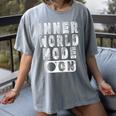 Inner World Mode On Introvert Saying Women's Comfort Colors T-Shirt Gray