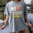 International Relations Major Student Shirt Graduation Women's Comfort Colors T-Shirt Gray