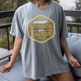 Introvert Approach With Caution For Introverted People Women's Comfort Colors T-Shirt Gray Introvert Approach With Caution For Introverted People Women's Comfort Colors T-Shirt Gray