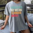 Introvert Cute Horse Lover Horse Riding Equestrian Women's Comfort Colors T-Shirt Gray