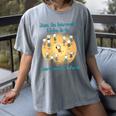 Introvert Extrovert Cartoon In Asstrovert World Women's Comfort Colors T-Shirt Gray