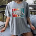 Introvert Raccoon Animal Lover Trash Panda Antisocial Retro Women's Comfort Colors T-Shirt Gray