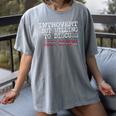 Introvert But Willing To Discuss Muck Scuba Diving Women's Comfort Colors T-Shirt Gray