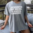 Introverted But Cardistry Magician Introvert Cardist Premium Women's Comfort Colors T-Shirt Gray