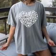 Introverted All Peopled Out Women's Comfort Colors T-Shirt Gray