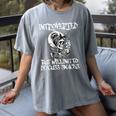 Introverted But Willing To Discuss Snacks Coffee Premium Women's Comfort Colors T-Shirt Gray