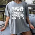 Introverts Unite Quiet Observer Introverted Antisocial Women's Comfort Colors T-Shirt Gray Introverts Unite Quiet Observer Introverted Antisocial Women's Comfort Colors T-Shirt Gray