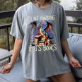 It's Not Hoarding If It's Books Reading Bookworm Reader Women's Comfort Colors T-Shirt Gray