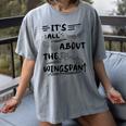 It's All About The Wingspan For Book Lover Women's Comfort Colors T-Shirt Gray