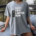 JD ESQ Law Graduate Fact I’m a Lawyer Now Graduation Women's Comfort Colors T-Shirt Gray