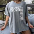 Junior Class Of 2020 Shirt Graduation Apparel Tee Women's Comfort Colors T-Shirt Gray