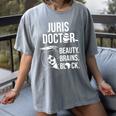 Juris Doctor Of Jurisprudence Law School Graduation Women's Comfort Colors T-Shirt Gray