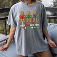 Just Booked For The Holidays Gingerbread Women's Comfort Colors T-Shirt Gray