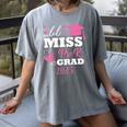 Kids Little Miss Pre-K Grad Preschool Prek Graduation 2025 Women's Comfort Colors T-Shirt Gray