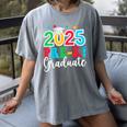 Kids Pre-K Graduate 2025 Preschool Graduation Class Of 2025 Kids Women's Comfort Colors T-Shirt Gray
