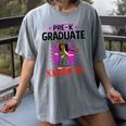 Kids Pre K Graduation Flossing Girl Nailed It Graduate Girls Women's Comfort Colors T-Shirt Gray