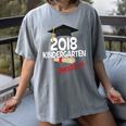 Kindergarten 2018 NAILED IT Graduation Graduate Women's Comfort Colors T-Shirt Gray