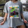 Kindergarten Graduate 2025 Kindergarten Graduation Dino Trex Women's Comfort Colors T-Shirt Gray