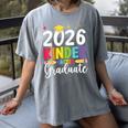Kindergarten Graduate 2026 Preschool Graduation Kid Boy Girl Women's Comfort Colors T-Shirt Gray