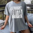 Kindergarten Graduation- Straight Outta Kindergarten Women's Comfort Colors T-Shirt Gray