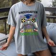 Kindergarten Level Complete Graduation Class 2023 Gamer Kids Women's Comfort Colors T-Shirt Gray