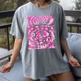 Last Day Of School Teacher Students School Graduation Groovy Women's Comfort Colors T-Shirt Gray
