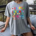 Last Day Of School Tie Dye School Graduation Summer Teacher Women's Comfort Colors T-Shirt Gray