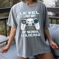 Last Days Of School Graduation Kindergarten Gamer Boys Kids Women's Comfort Colors T-Shirt Gray