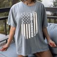 Last First Day Senior 2026 USA Flag Graduation Class Of 2026 Women's Comfort Colors T-Shirt Gray