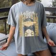 Latina Graduate Educated Powerful Class Of 2024 Graduation Women's Comfort Colors T-Shirt Gray