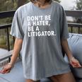 Lawyer Graduation Idea Shirt Law School Women's Comfort Colors T-Shirt Gray
