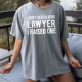 Lawyer Parents Father Mother T-Shirt Law School Graduation Women's Comfort Colors T-Shirt Gray